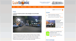 Desktop Screenshot of luxtronic.com.mx